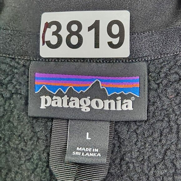 Patagonia Sweater Womens Large Black Half Zip Better Sweater Pullover Jacket - Picture 7 of 11